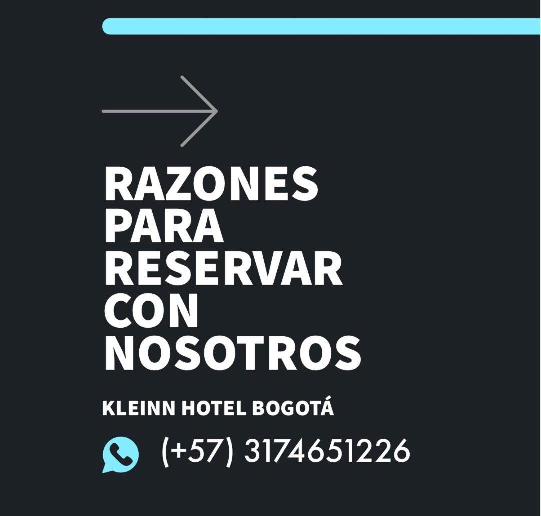 Kleinn Hotel Bogotá Zewnętrze zdjęcie